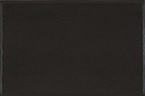 Wash+Dry Raven Black Fußmatte, Polyamid, schwarz, 40x60cm