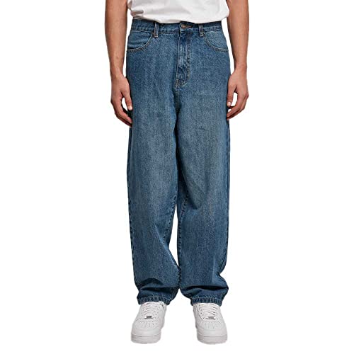 Urban Classics Herren 90‘s Jeans, middeepblue, 30