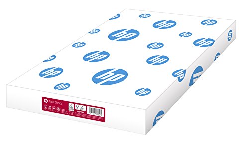 Hewlett-Packard Druckerpapier, Farblaserpapier Color-Choice CHewlett-Packard 760: 90 g, DIN-A3, weiß, extraglatt, 500 Blatt – für brillante Farben