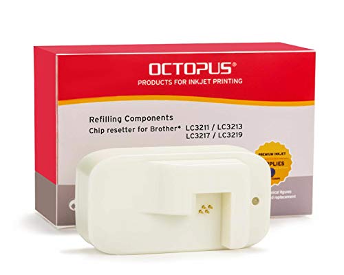 Octopus Chipresetter kompatibel für Brother LC-3211, LC-3213, LC-3217, LC-3219 Druckerpatronen, für 120 Resets