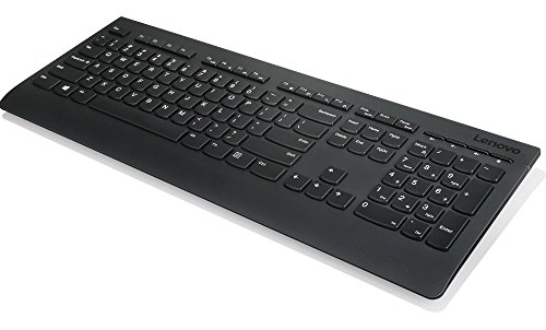 Lenovo 4X30H56854 Tastatur RF Wireless QWERTZ Deutsch Black - Tastaturen (Standard, Kabellos, RF Wireless, QWERTZ, Black)