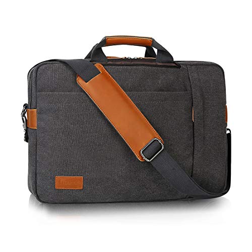 ESTARER umwandelbar Rucksack Laptoptasche Umhängetasche Messenger Bag 17/17,3 Zoll Multifunktions Tasche für Business/Schule/Reisen