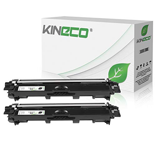 Kineco 2 Toner kompatibel für Brother TN-242 TN-246 für Brother MFC-9142CDN, HL3142CW, DCP-9017CDWG1,DCP-9022CDW, HL-3152CDW, MFC-9342CDW, HL-3172CDW, MFC-9332CDW - Schwarz je 2.500 Seiten