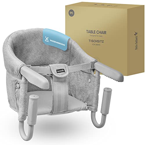 Felix Infanti Baby Hochstuhl inkl. Transporttasche | Sitzerhöhung Stuhl Kind | Hochwertiger Tischsitz | Mobiler Hochstuhl für Restaurants, Reise & Co | Kinderhochstuhl für unterwegs