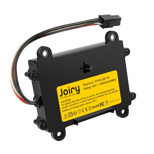 Joiry 18V 3000mAH Li-ion Akku kompatibel mit Bosch Indego 350, 400, M 700, M+ 700, S+ 350, S+ 400 Rasenroboter Rasenmäher