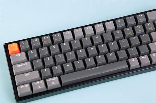 Keychron K6 Alu Gaming-Tastatur, Red-Switch, RGB - schwarz, US-Layout