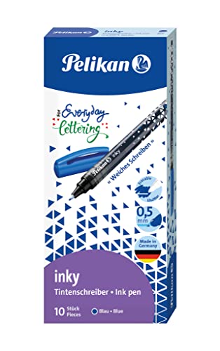 Pelikan Tintenschreiber Inky 273, blau, 10 Stück in Faltschachtel
