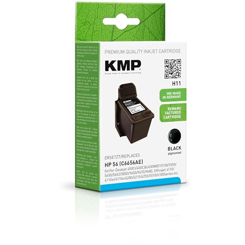 KMP Tintenpatrone für HP 56 Black (C6656AE)