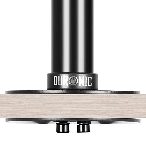 Duronic DM-GR-01 BK Grommet | Befestigungsplatte für Monitorhalterungen | Verbindungsstück für Montage durch Tischplatte | Zubehör Monitorarme der Serien DM15, DM25, DM35, DM45 und DM75