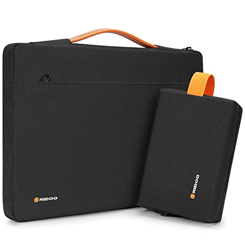 NIDOO 17,3 Zoll Laptop Tasche Notebook Handtasche Tragbar für 17,3' IdeaPad 3 Gen 7/17,3' ZBook Fury 17,3 G8 / Envy Laptop 17/17,3' HP 470 G8 G9 / Laptop 17, Schwarz Laptoptasche mit Zubehörtasche