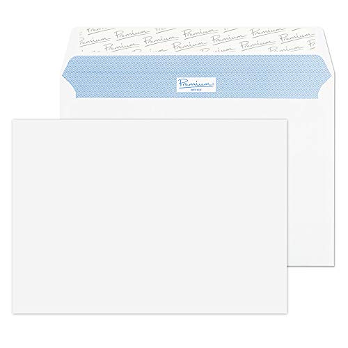 Blake Envelopes Premium Office 34213 Briefumschläge Haftklebung Ultra Weiß Wove C5 162 x 229 mm 120g/m² | 25 Stück