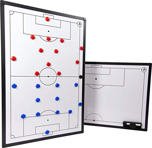 ELF Sports Premium Magnet - Fußball Taktiktafel inkl. Zubehör - beidseitiger Druck - 3 Größen wählbar, Größe:45 x 30 cm