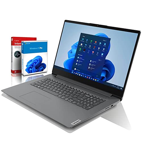 Lenovo 17,3 Zoll FullHD Notebook - Intel Core i3 1315U, 6 Kerne, 4.50 GHz, 24 GB DDR4, 1000 GB SSD, Intel UHD, HDMI, Webcam, Bluetooth, USB-C + USB 3.0, WLAN, Windows 11 Prof. 64 Bit - 6932