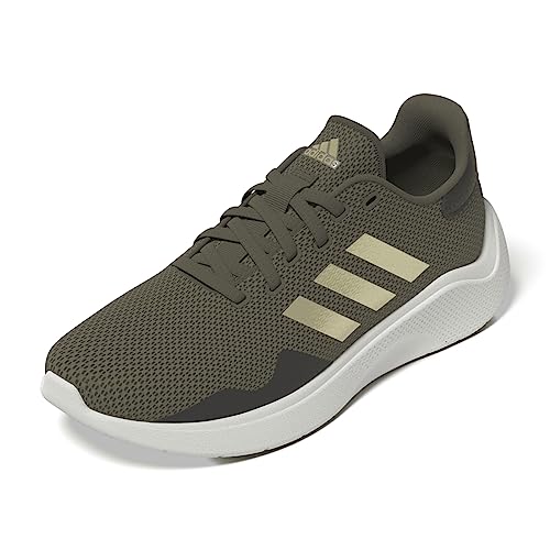adidas Damen Puremotion 2.0 Shoes Sneakers, Olive strata/Gold met./Off White, 38 EU