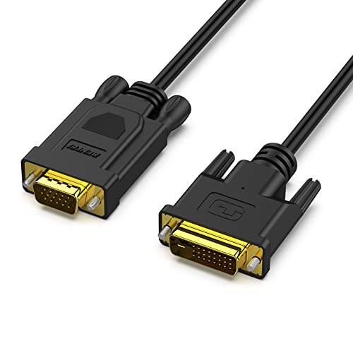 BENFEI DVI-D auf VGA, DVI-D 24+1 auf VGA 1,8 m vergoldetes Kabel