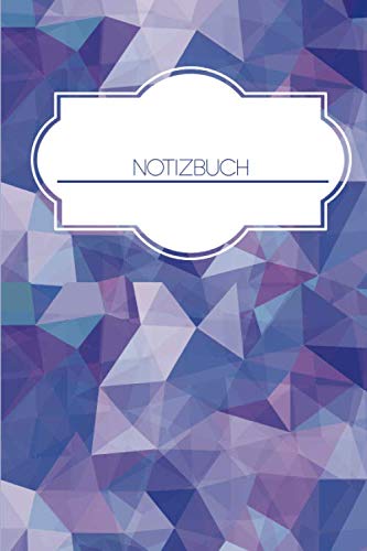 Notizbuch: A5 Blanko Journal Liniertes Buch Muster Motiv Plum