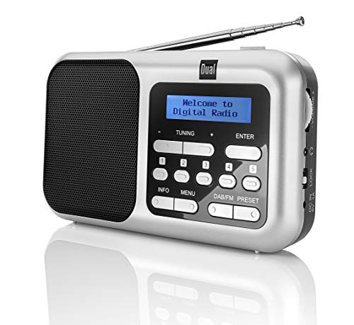 Dual DAB 4.2 – Portables DAB+/UKW Radio mit Kopfhöreranschluss, 76296