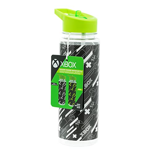 Paladone PP9603XB Xbox Colour Change Water Bottle, Plastic, 650 milliliters, Multicolor