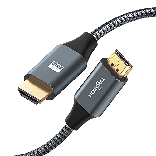 Twozoh 4K HDMI Kabel 2M, HighSpeed 18Gbps HDMI auf HDMI Kabel, geflochtenes 2.0 HDMI Kabel Kompatibel mit PS5, PS3, PS4, PC, Projektor, HDTV, Xbox