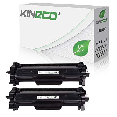 Kineco 2 Toner XXL ersetzt Brother TN2420 TN2410 Doppelpack 2X 6.000 Seiten für Brother HL-L2350DW HL-L2370DN HL-L2375DW HL-L2310D MFC-L2710DW