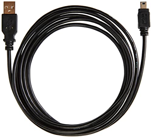 PremiumCord USB 2.0 A-B Mini-Kabel, 5-polig, Schwarz, 2 m