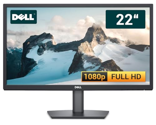 Dell E2223HV 22 Zoll Business Computer Monitor, TFT, Desktop Gaming Monitor, Full HD (VGA - VESA), PC Bildschirm, Schwarz, Neu, OVP, inkl. 2 Jahre Garantie