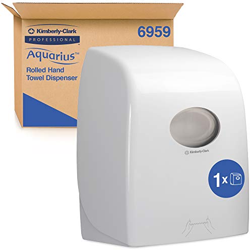 Aquarius Handtuch-Spender 6959 - Papierhandtuch-Spender - weißer Rollenhandtuchspender
