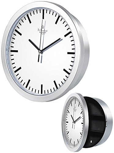 St. Leonhard Uhr mit Versteck: Wanduhr mit Geheimfach (Uhr mit Geheimfach, Geheimverstecke, Schlüsselkasten)