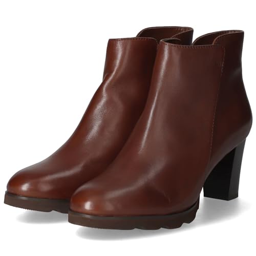 Kaerlek Damen Stiefeletten PATRICIA Ankle Boots Glattleder Farbe Braun Größe 40 EU