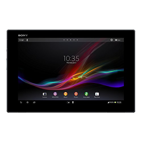 Sony Xperia Tablet Z SGP311 25,7 cm (10,1 Zoll) Tablet-PC (Qualcomm Snapdragon S4 Pro, Cortex A9, Quad Core, 1,5GHz, 2GB RAM, 16GB HDD, Android OS 4) schwarz