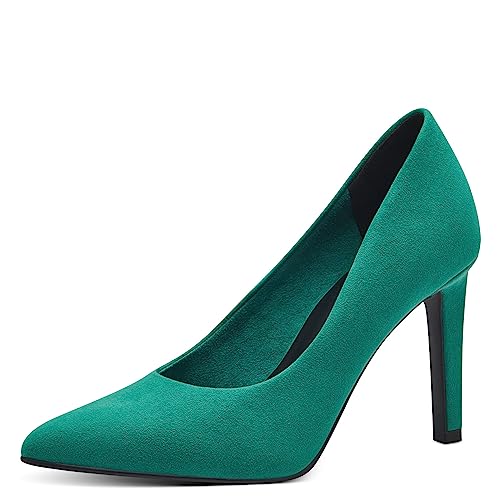 MARCO TOZZI Damen Pumps Spitz Elegant, Grün (Emerald Green), 37