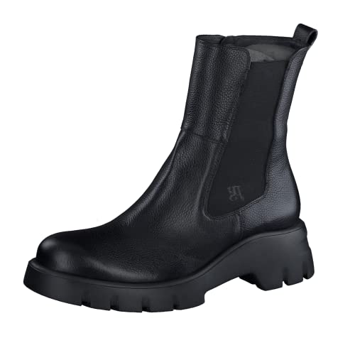 Paul Green Damen Chelsea-Boots, Frauen Chelsea Boots,bootee,booties,halbstiefel,kurzstiefel,uebergangsschuhe,Schwarz (BLACK),39 EU / 6 UK