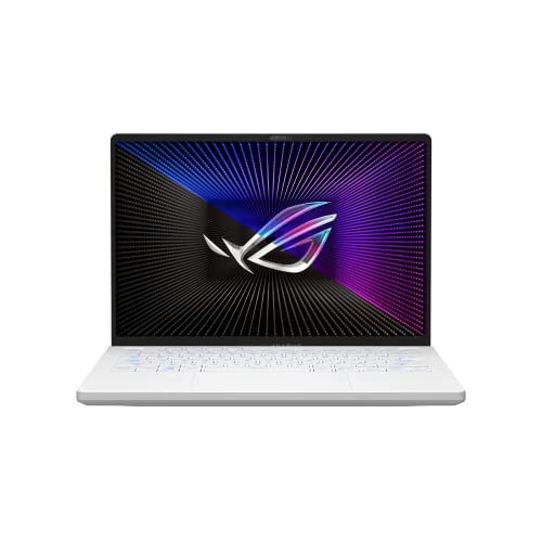 ASUS ROG Zephyrus G14 Gaming Laptop | 14' QHD+ 165Hz/3ms entspiegeltes Display | AMD R9 7940HS | 32 GB RAM | 1TB SSD | NVIDIA RTX 4070 | Windows 11 | QWERTZ Tastatur | Moonlight White Mini-LED Version