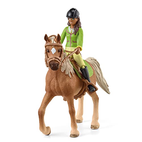 schleich 42542 HORSE CLUB Sarah & Mystery, für Kinder ab 5-12 Jahren, HORSE CLUB - Spielset