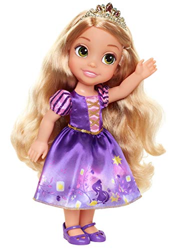Jakks 78849-11L-6 - Disney Princess Rapunzel, Puppe ca. 35 cm groß, beweglich, mit wunderschönem Kleid und Royal Reflection Augen, für Kinder ab 3 Jahre