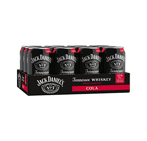 Jack Daniel's Jack & Cola (12x 0,33L) - Der Klassiker der Barwelt jetzt bequem für zu Hause oder unterwegs