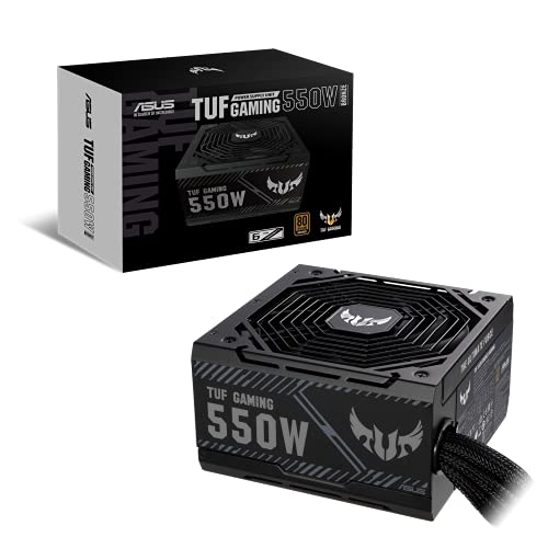 ASUS TUF Gaming 550W Netzteil (80 Plus Bronze, 0db-Technologie, 80cm 8-Pin CPU-Anschluss)