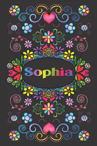 PERSONALISIERTES NOTIZBUCH FÜR SOPHIA: Schönes Geschenk für Sophia (Liniertes Notizbuch für Mädchen und Frauen)