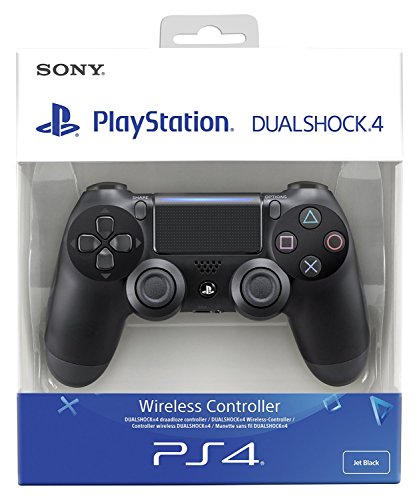 Playstation Sony Dualshock 4 Gamepad 4, Schwarz – Zubehör für Videospiele (Gamepad 4, Digital, D-pad, kabelgebunden/kabellos, Bluetooth/USB)