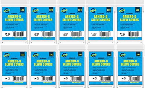 Arkero-G® 1000 Sleeve Covers Standard Oversleeves / 3rd Skin Kartenhüllen für MTG Magic, Pokemon Karten Hüllen