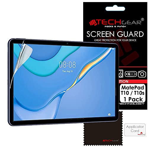 TECHGEAR Schutzfolie Kompatibel mit Huawei MatePad T10 9.7 zoll/MatePad T10s 10.1 zoll, Screen Protector Ultra Klare Schutzfolie