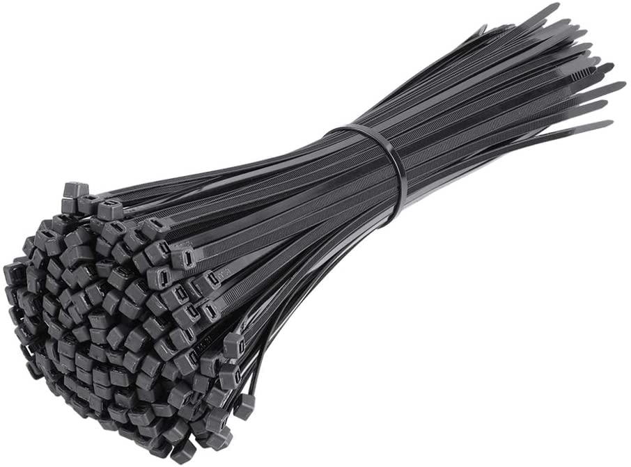 Kabelbinder 100 x 2,5 mm Schwarz 100Stck- UV-Beständig- Kleine Größe - Mindestzugfestigkeit 70N / 7,1 kg