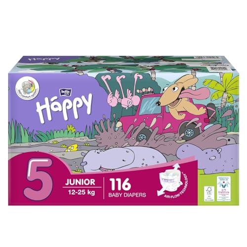 bella baby Happy Windeln comfort Gr.5 Junior 12-25kg HAPPY BOX 116 Stück