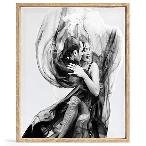 Bilderrahmen Leerrahmen für Leinwand Bilder auf Keilrahmen | Format 50x60 cm in Sonoma Holz Optik