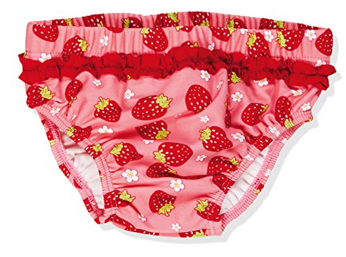 Playshoes Baby - Mädchen UV-Schutz Windelhose Erdbeeren 460290, 14 - Mehrfarbig, 74-80