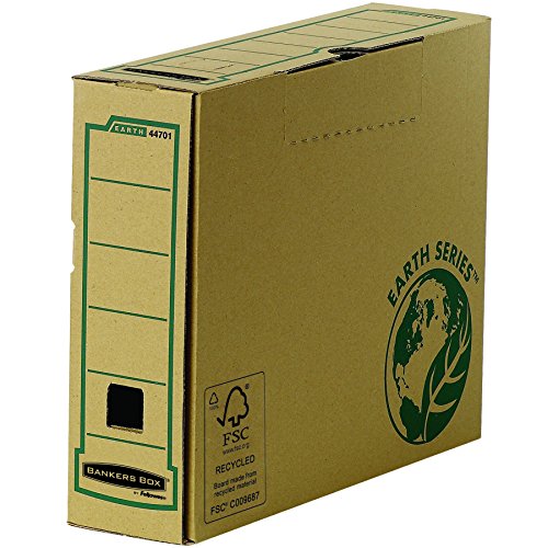 Bankers Box Earth Series Archivschachtel (A4, 80mm, 100% recycled) 20 Stück braun